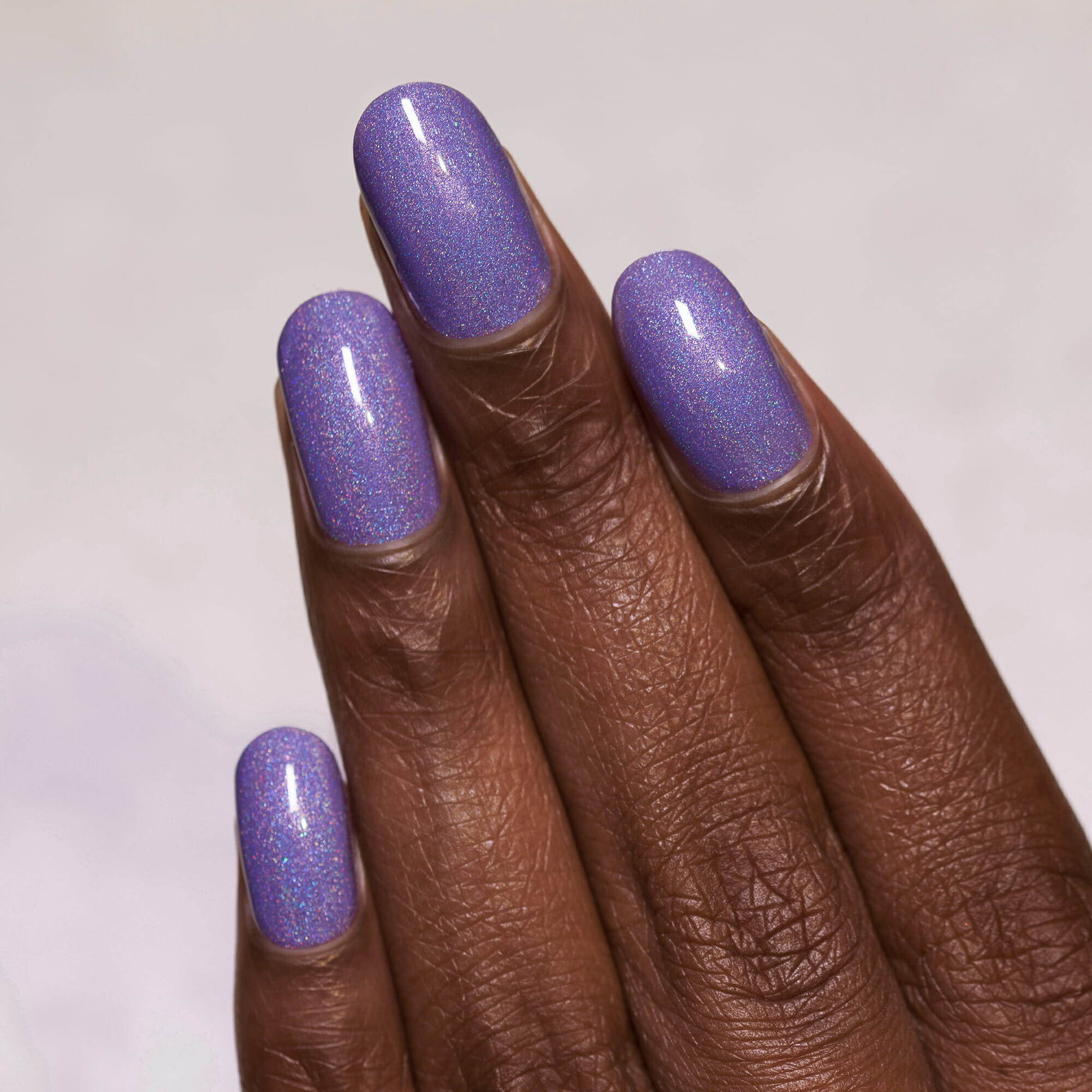 Charmingly Purple - Bright Purple Holographic Nail Polish by ILNP