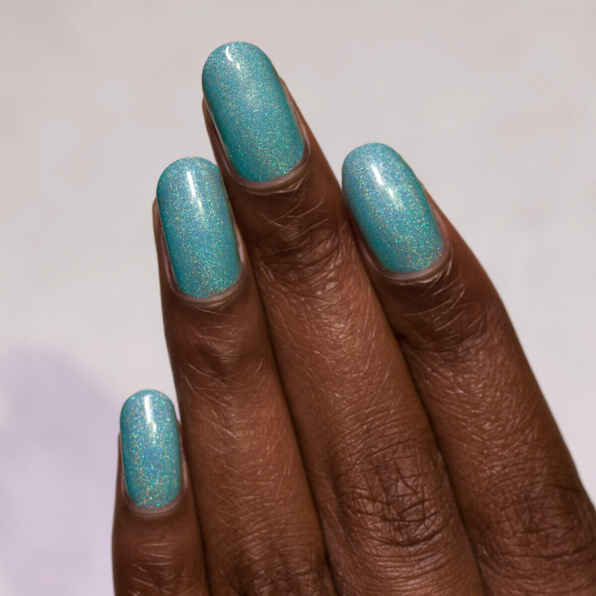 Music Box - Teal Blue Holographic Nail Polish by ILNP