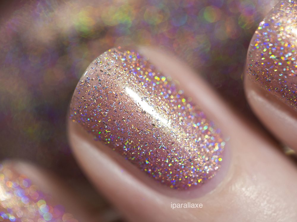 Ballet Slipper - Soft Pink Holographic Nail Polish by ILNP
