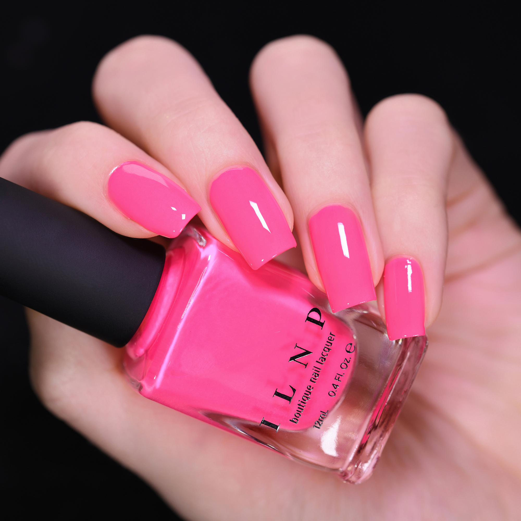 Two Piece - Striking Neon Pink Cream Nail Polish by ILNP