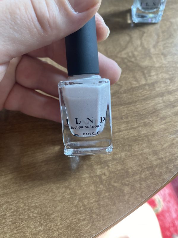 Keepsake - Delicate Pale Cream Holographic Nail Polish by ILNP