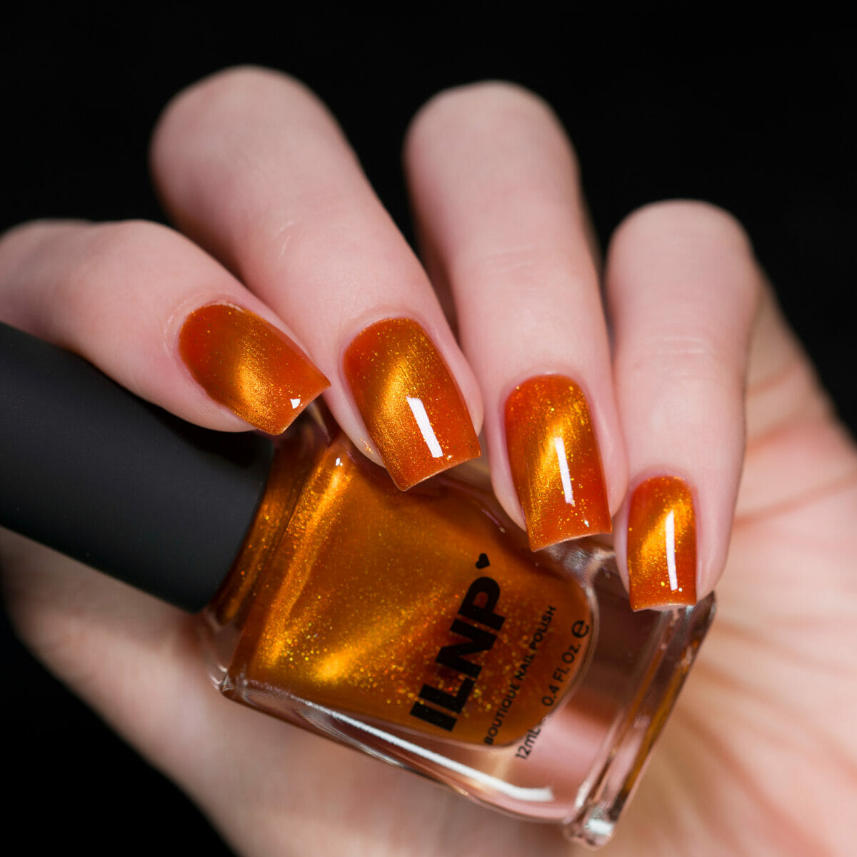 Amber - Warm Amber Magnetic Nail Polish by ILNP